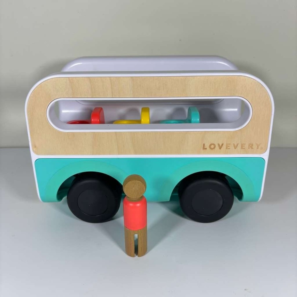 Lovevery Wheel Around Town Bus Durable Bus One Peg‎ Person Included